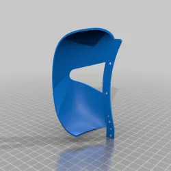 toyota lc70 front inner fender for axial scx10 chassis