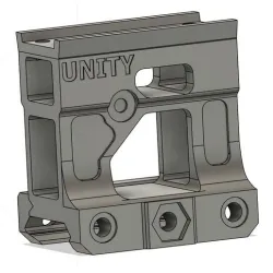 Unity Red Dot Scope Riser Airsoft fast mount