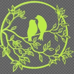 WALL DECORATION BIRD