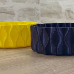 WAVE PATTERN BOWL