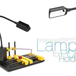 Wireless Magnetic Lamp for PCB Holder