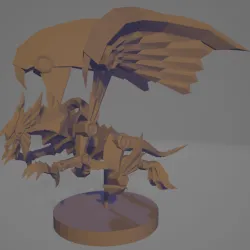 Yugioh Winged Dragon of Ra miniature Dungeon Dice Monsters DDM figure