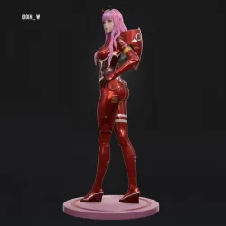 Zero Two From Darling In the FranXx 3D print model