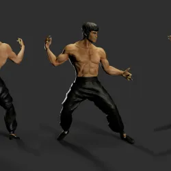 3D Bruce Lee