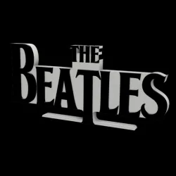 3D MULTICOLOR LOGO/SIGN - The Beatles