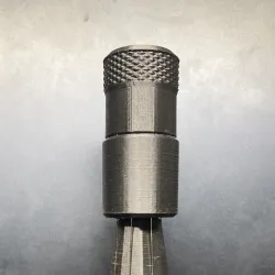 8 PRONG COFFEE ESPRESSO DISTRIBUTION TOOL WDT WITH KNURLING AND HOLDER