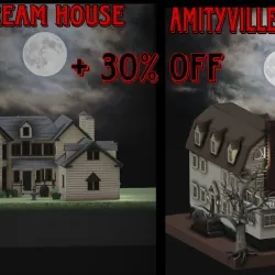 Amityville house + scream house PROMO LIMITED!!