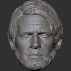 Arthur Morgan from Red Dead Redemption 2 head for action figures