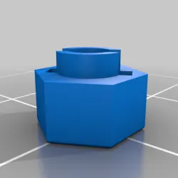 Axial SCX24 7mm Hex - 4mm Thick