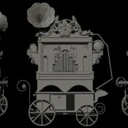 barrel organ stl for print