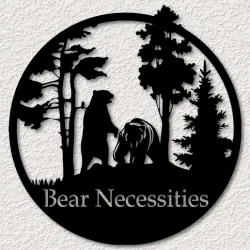 Bear Necessities Wall Art Bears Wall Decor 2d art