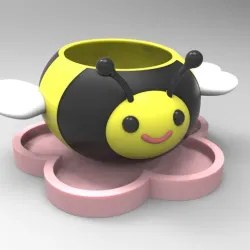 Bee Flower Pot