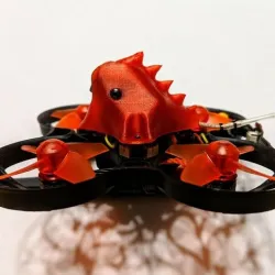 Beta85X / Trashcan Canopy w/ Camera Mount - Caddx EOS2 Beta75 Beta65 Mobula 7 Whoop