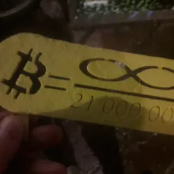Bitcoin graffiti filter: 21,000,000 Bitcoin for infinite fiat currency.