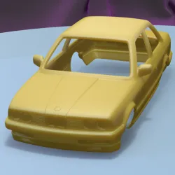 BMW 3 SERIES E30 COUPE 1990  (1/24) PRINTABLE CAR BODY