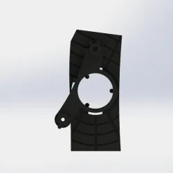 BMW 7 SERIES F01 F02 F04 FRONT BUMPER SIDE CAMERA BRACKET LEFT