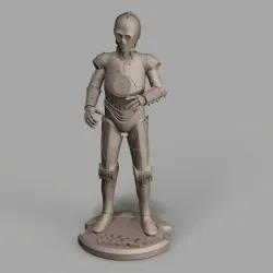 C3PO FROM STAR WARS MINIATURE