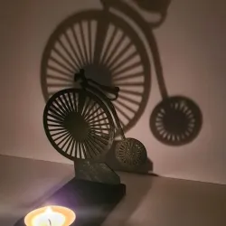 CANDLE HOLDER - BICYCLE