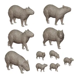 Capybara Family Diorama Pack