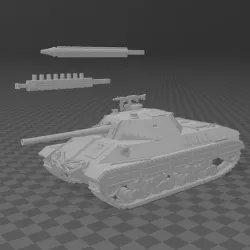 Carro Armato P.43 bis / P.47 for Dust Warfare 1947