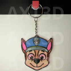 Chase Paw Patrol Paw Patrol Keychain