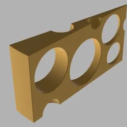 Cheese-shaped pasta portioner - 3D-printed portioner for pasta lovers
