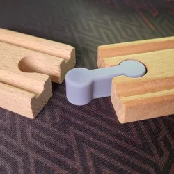 Connector for IKEA/BRIO train track