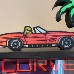 Corvette Sting Ray LED Lamp (C2)