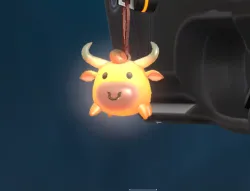 Cow Valorant Buddy : Valorant Key Chain