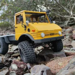 Crawler Bog 406 Cab (Unimog 406 replica) - 1/10 RC body