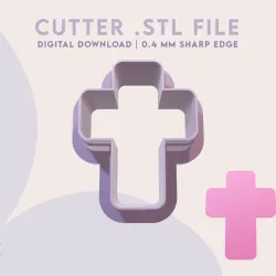 Cross Shape Polymer Clay Cutter | Cross Shape Cookie Cutter