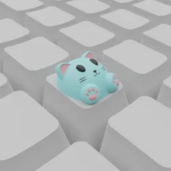 Cute KeyCap (literally a keycat)
