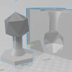 D20 butt plug