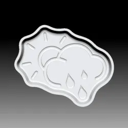 DAY CLOUD RAIN BATH BOMB MOLD