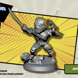 deathstroke chibi chibi miniature united