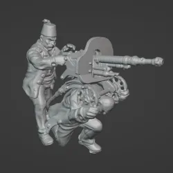 Dust 1947 - Mythos - Cultist Heavy Machinegun Proxy (Supported)