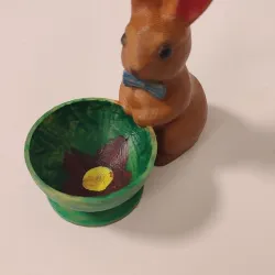 Easter bunny egg cup