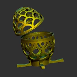 Egg model 3D STL file