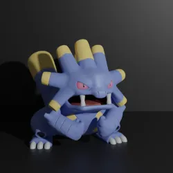 Exploud pokemon 3d print model