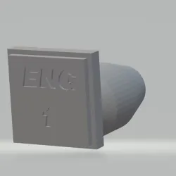 Flight simulator Engine Knob 1