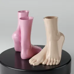 Foot vase