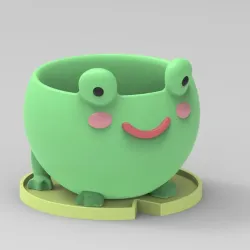 Frog Flower Pot