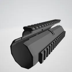 Full Quad Rail Handguard for CYMA/JG MP5SD Airsoft AEG's