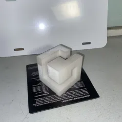 Gamecube Logo Puzzle Print in Place