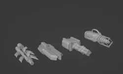 Gaslands Energy Weapon One Set