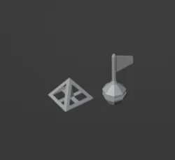 Gaslands Welded Pyramid and Flag Set