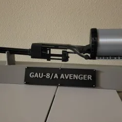 GAU-8/A Avenger replica from the A-10 Warthog
