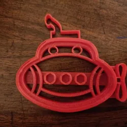 germany submarine  cookie cutter