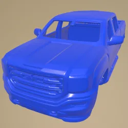 GMC Sierra 1500  2017 Printable Car Body
