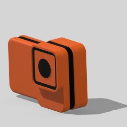 Gopro Bones Dummy (STEP and STL)